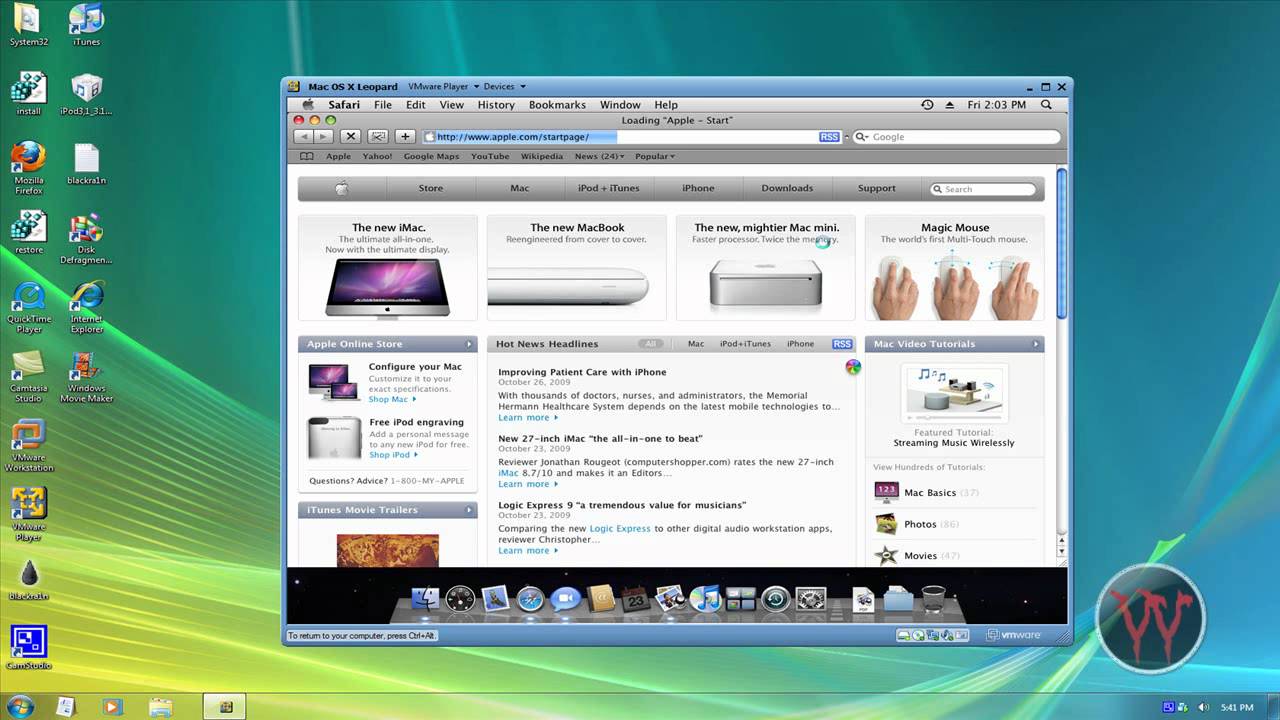 vmware workstation mac os